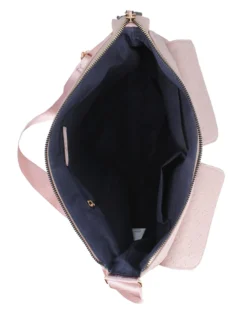 JUST GOLF - Tracolla nude loggata con con tre tasche frontali