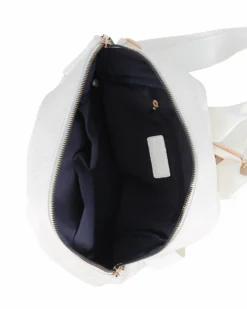 JUST GOLF - Zaino bianco loggato con tasca frontale