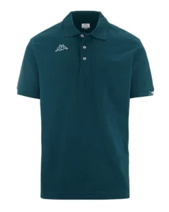 KAPPA - POLO MEZZA MANICA LOGO MALTAXITA MSS  VERDE PETROLIO   DA UOMO, 361533W