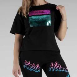 KEITH HARING - DONNA MAXI TSHIRT MEZZA MANICA