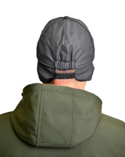 KEY UP - CAPPELLO INVERNALE BLU  DA UOMO IMPERMEABILE  E ANTIVENTO CON PARAORECCHIE