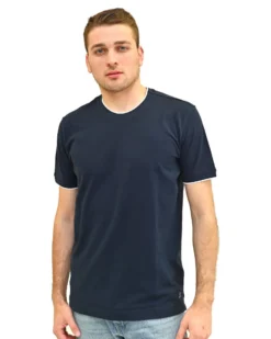 KEY UP - POLO BLU IN PIQUET DA UOMO