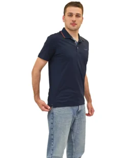 KEY UP - POLO MEZZA MANICA UOMO BLU  - 2R522/2923