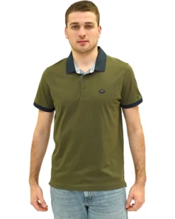 KEY UP - POLO MEZZA MANICA UOMO VERDE - 2R522/2922