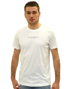 KEY UP - T-SHIRT MEZZA MANICA UOMO BIANCA  - 2S571/0001