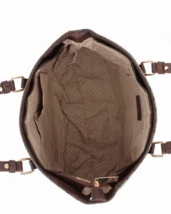 LAURA BIAGIOTTI - Borsa a due manici logata testa moro
