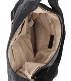 LAURA BIAGIOTTI - Borsa/Zaino nera trapuntata con tasca frontale e posteriore