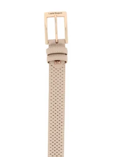 LAURA BIAGIOTTI - Cinta beige traforata da donna