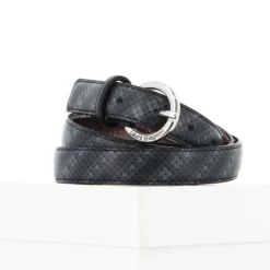 LAURA BIAGIOTTI - Cinta Black loggata con fibbia