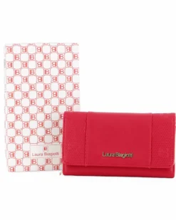 LAURA BIAGIOTTI - Portafoglio rosso con patta