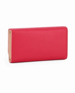 LAURA BIAGIOTTI - Portafoglio rosso con patta