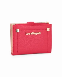 LAURA BIAGIOTTI - Portafoglio rosso con pattina