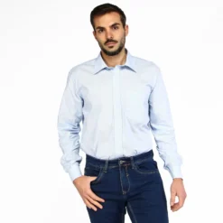 LAVIS - CAMICIA MANICA LUNGA 100%COTONE COLLO CLASSICO
