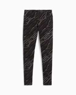 LEGGINGS ESS+ANIMAL AOP BLACK
