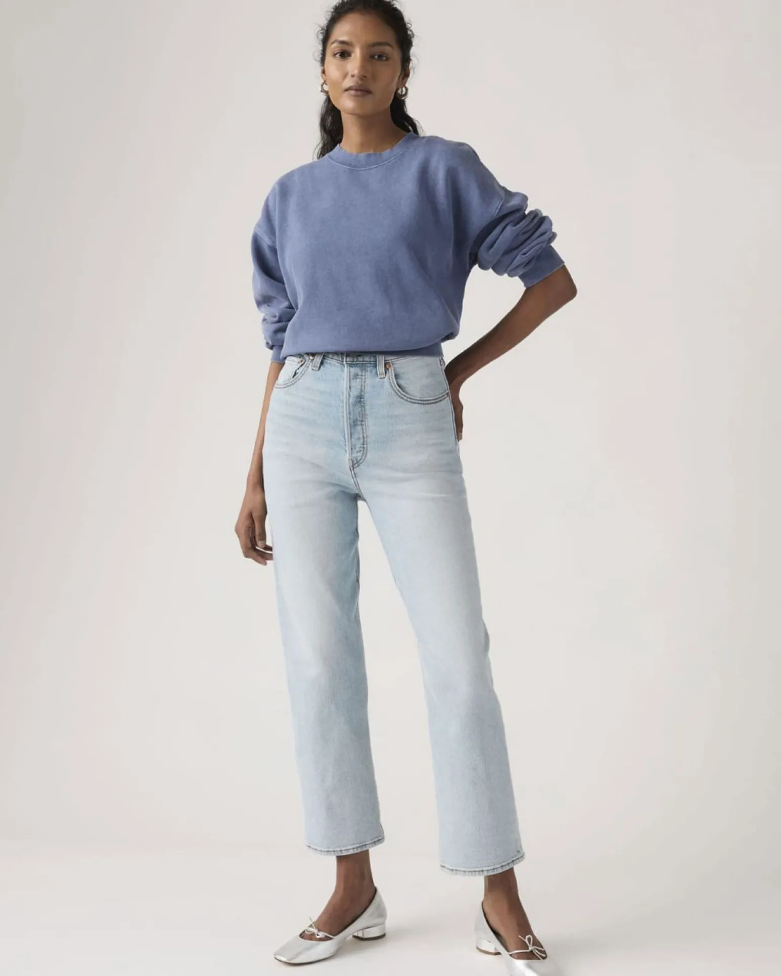 LEVI'S – JEANS RIBCAGE STRAIGHT ANKLE DRITTI LIGHTWEIGHT DA DONNA - 72693_0282