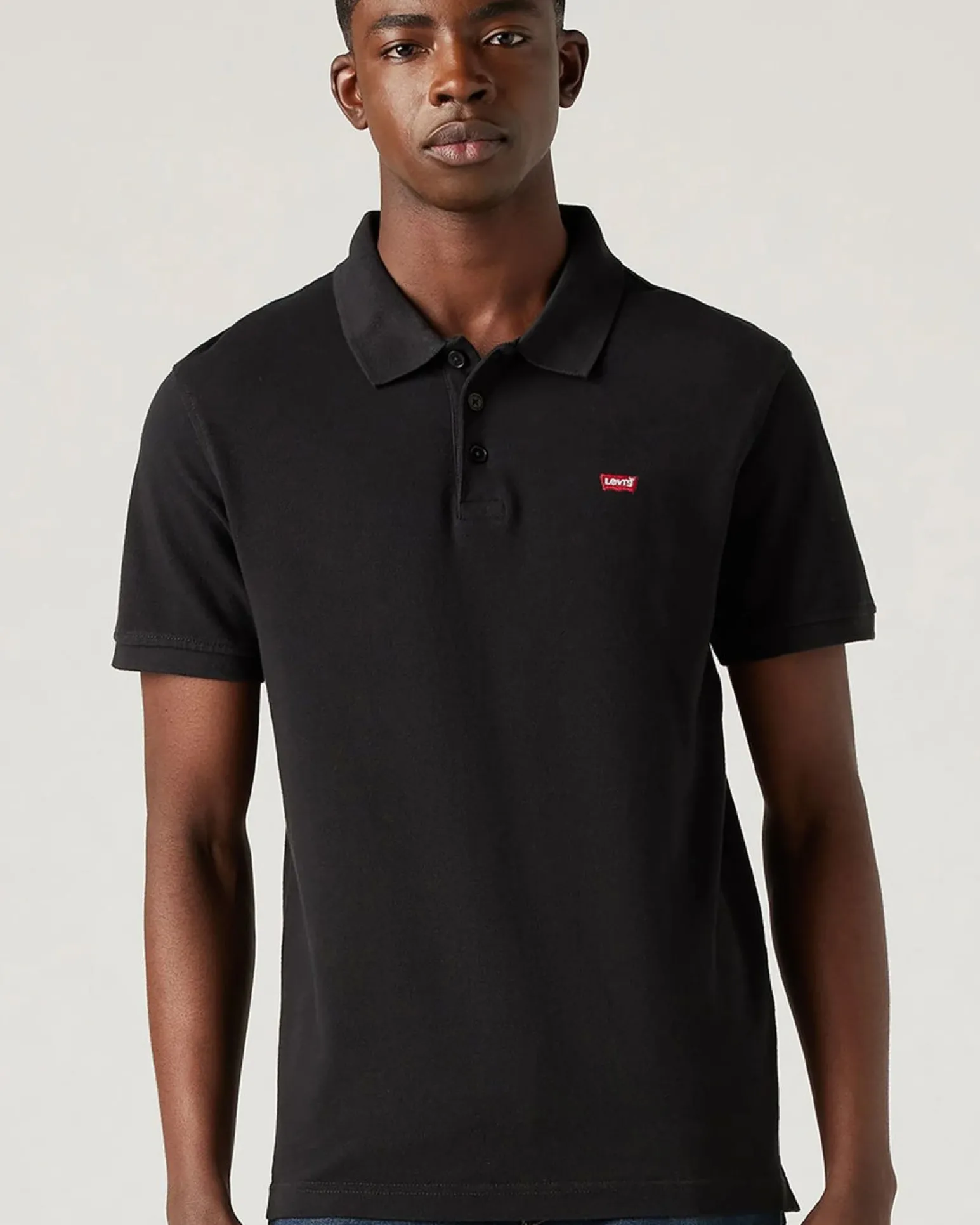 LEVI'S - POLO MEZZA MANICA LM RT KNIT NERA DA UOMO, 35883_0007