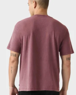 LEVI'S - T-SHIRT MEZZA MANICA RED TAB VINTAGE TEE MALVA DA UOMO, A0637_0178