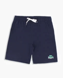 LONSDALE - BERMUDA UOMO BLU CON DETTAGLI BIANCHI E VERDI - LOUPE26094