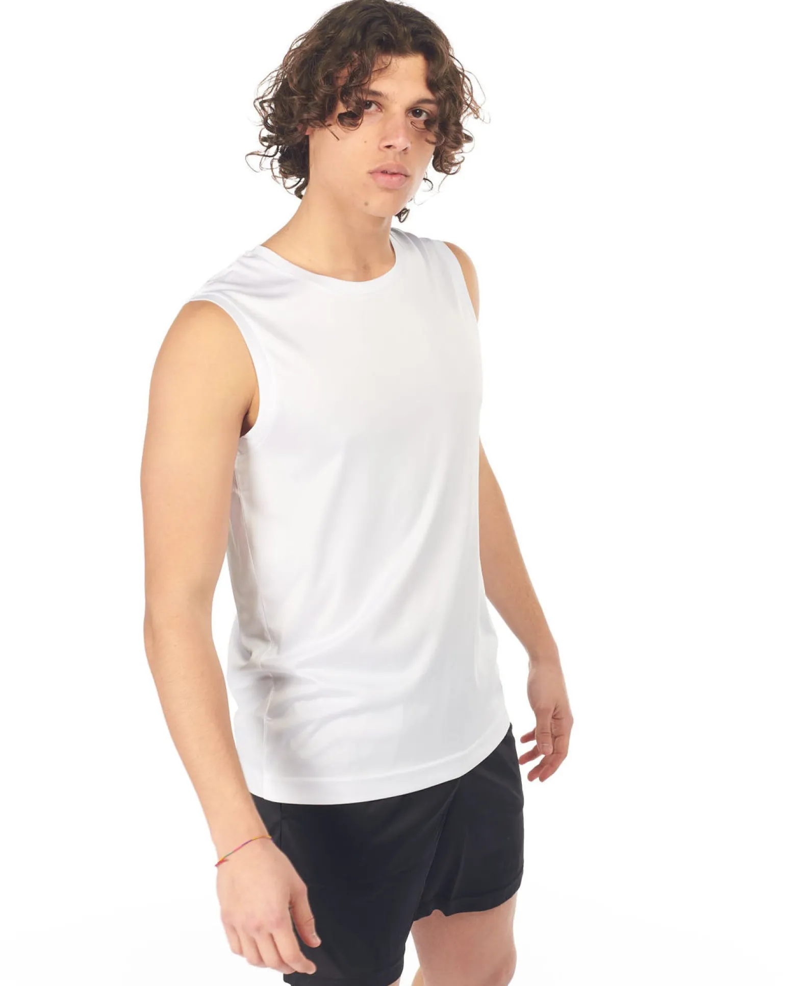 LOTTO - CANOTTA UOMO BIANCA MSP TEE SL II - 218934/0F1