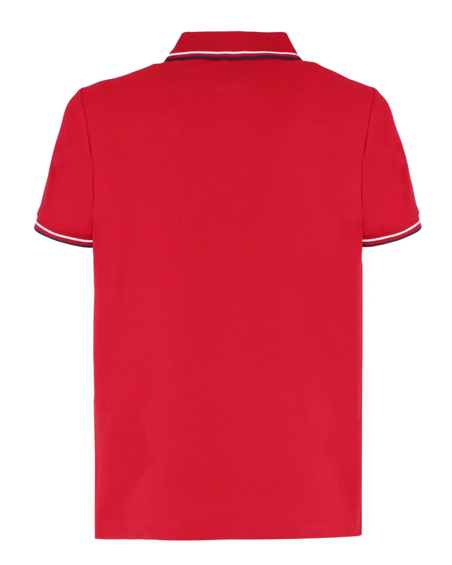 LOTTO - POLO MEZZA MANICA UOMO ROSSA CON RIGHINO BLU E BIANCA CLASSICA - 219238/1TD