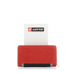 LOTTO - Portafoglio in VERA PELLE con scomparto porta carte di credito e inserto a contrasto