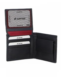 LOTTO - Portafoglio uomo blu in VERA PELLE