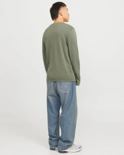 MAGLIA MANICA LUNGA LEO KNIT CREW NECK