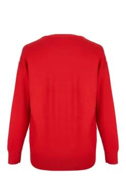 MAGLIA MANICA LUNGA ORSO NATALE