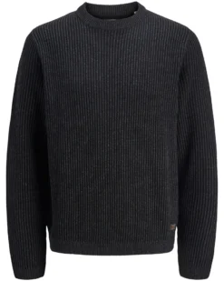 MAGLIA ML EDOVER KNIT CREW BLACK