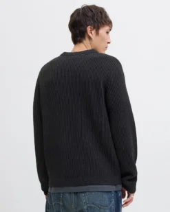MAGLIA ML EDOVER KNIT CREW BLACK