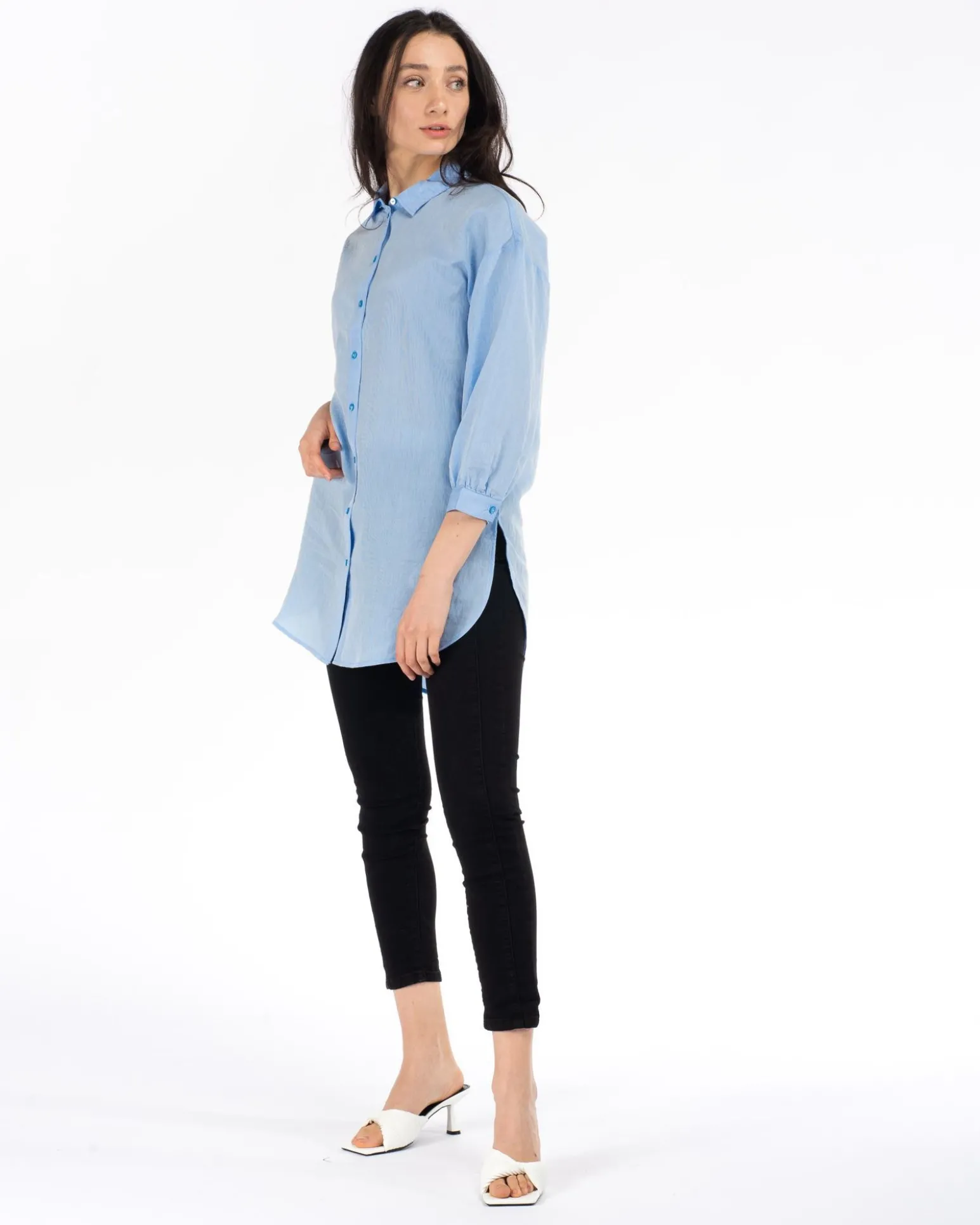 MAXI CAMICIA MANICA LUNGA DINA