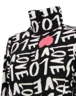 MICROPILE MILA BLACK SCRIPT LOVE WHITE