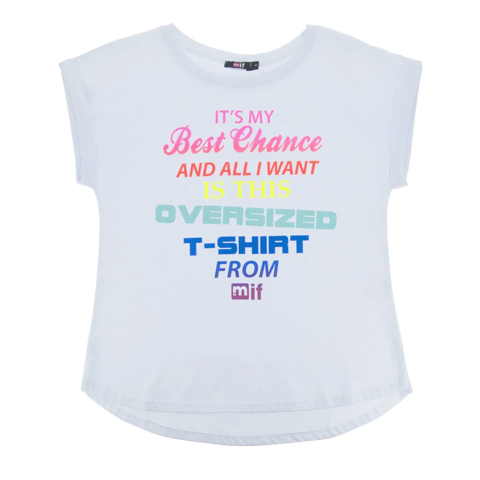 MIF - DONNA MAXI TSHIRT MANICA CORTA