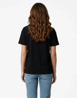 MIF - Maxi tshirt a manica corta bianca e fuxia in cotone