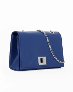 MISS GLOBO - Pochette blu royal con patta e chiusura a girello