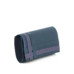 MISS GLOBO- Pochette con fascete incrociate laterali su patta