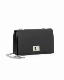 MISS GLOBO - Pochette con patta nera e chiusura a girello