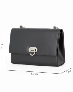 MISS GLOBO - Pochette nera con patta