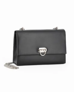 MISS GLOBO - Pochette nera con patta