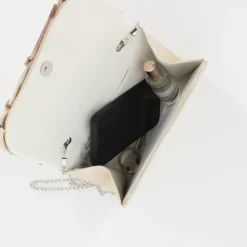 MISS GLOBO - Pochette oro con volant sulla patta