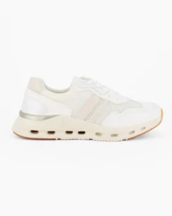 MISS GLOBO - Sneakers panna con lacci