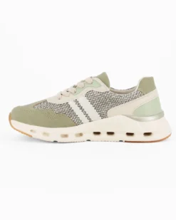 MISS GLOBO - Sneakers verde con lacci