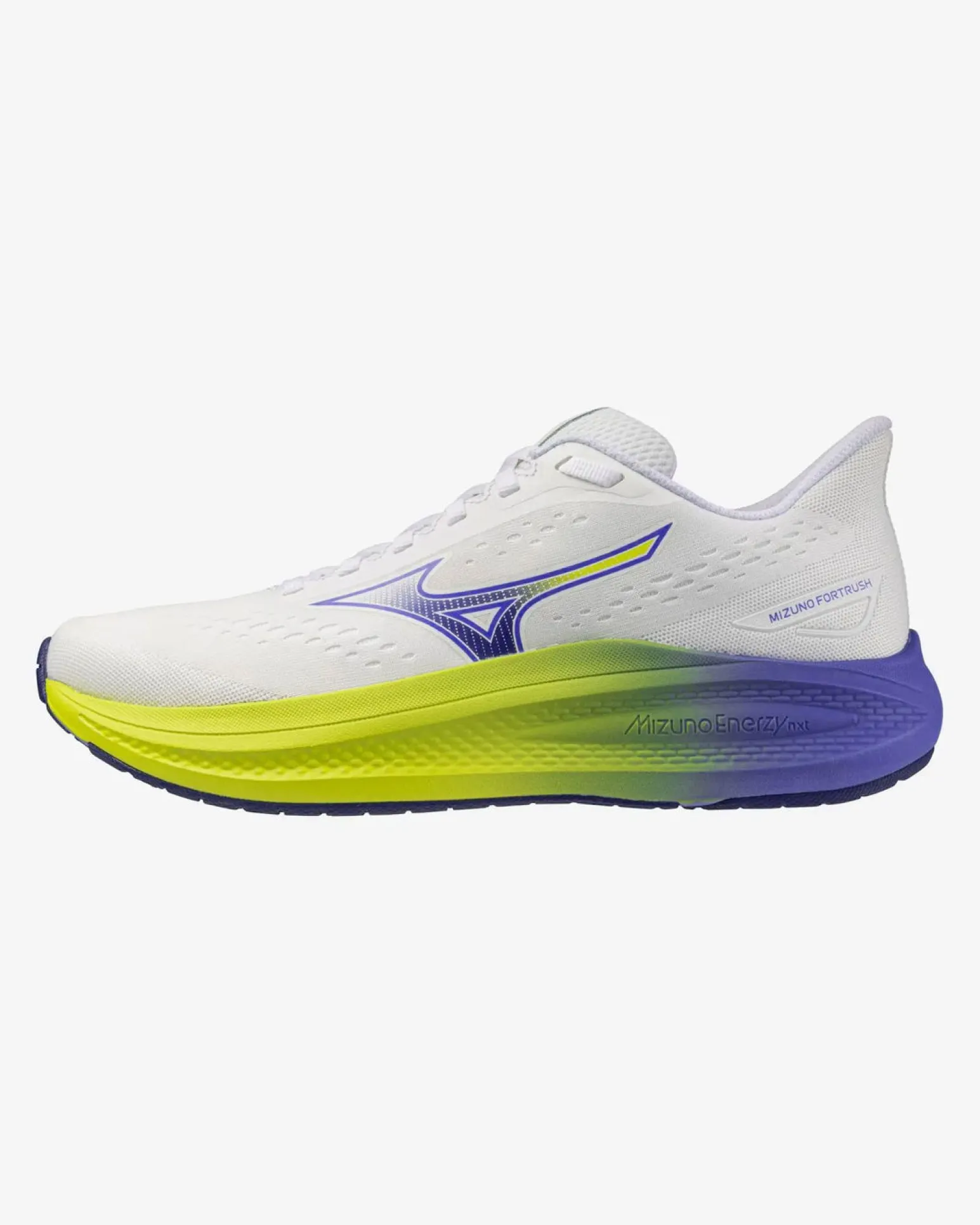 MIZUNO - SCARPA RUNNING FORTRUSH BIANCA/BLU/GIALLA DA UOMO - J1GC2648_01