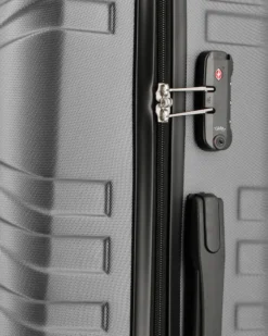 MODO BY RONCATO - TROLLEY ABS ANTRACITE 4 RUOTE CON COMBINAZIONE TSA