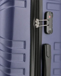 MODO BY RONCATO - TROLLEY ABS BLU 4 RUOTE CON COMBINAZIONE TSA