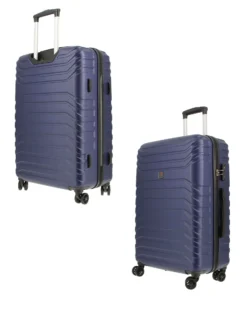 MODO BY RONCATO - TROLLEY ABS BLU 4 RUOTE CON COMBINAZIONE TSA