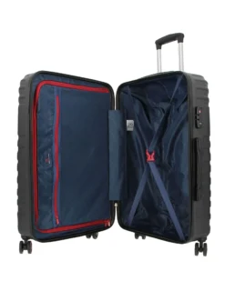 MODO BY RONCATO - TROLLEY ABS NERO 4 RUOTE CON COMBINAZIONE TSA