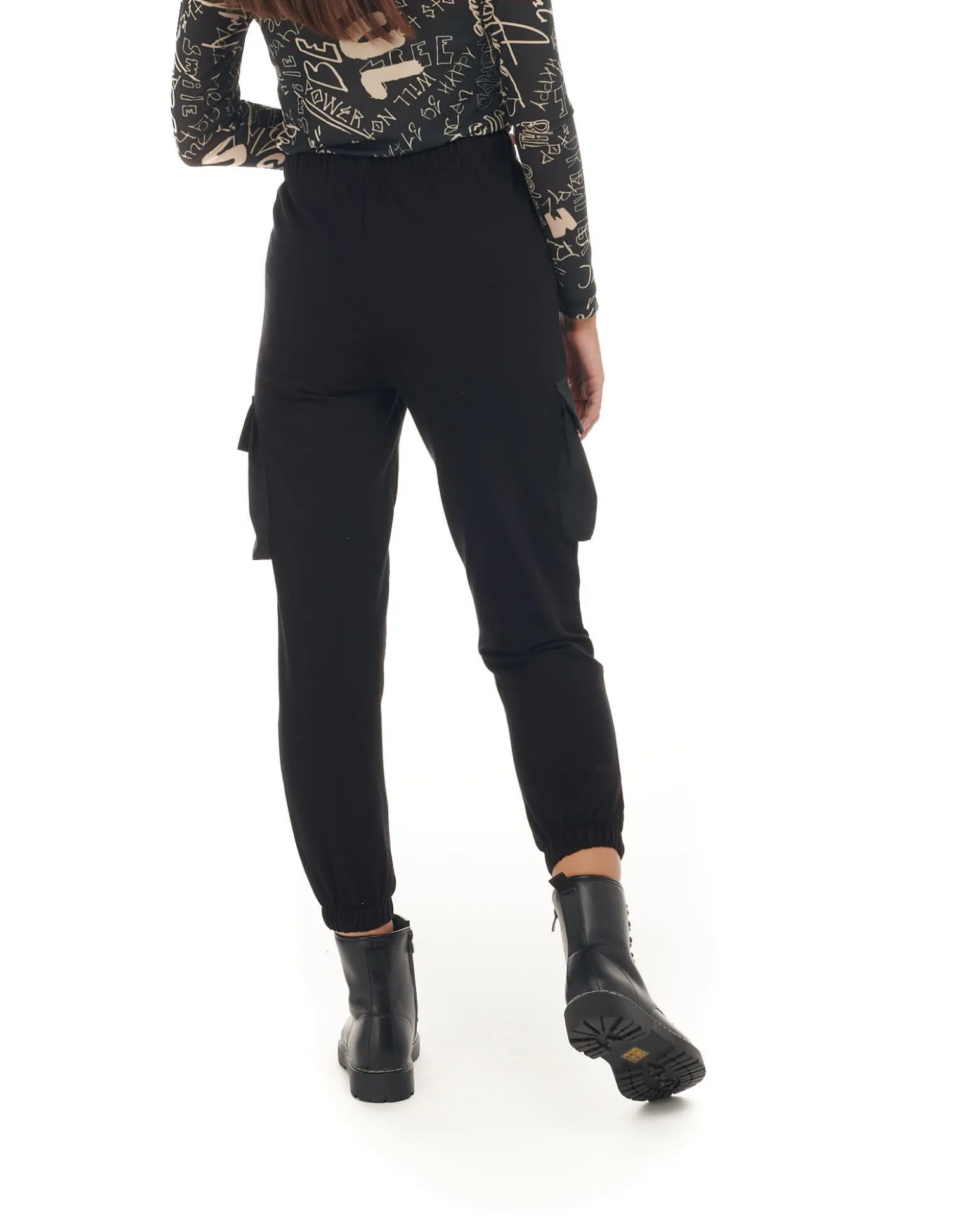 MY JEWELS - DONNA PANTALONE FELPA CON MOLLA SCRITTE