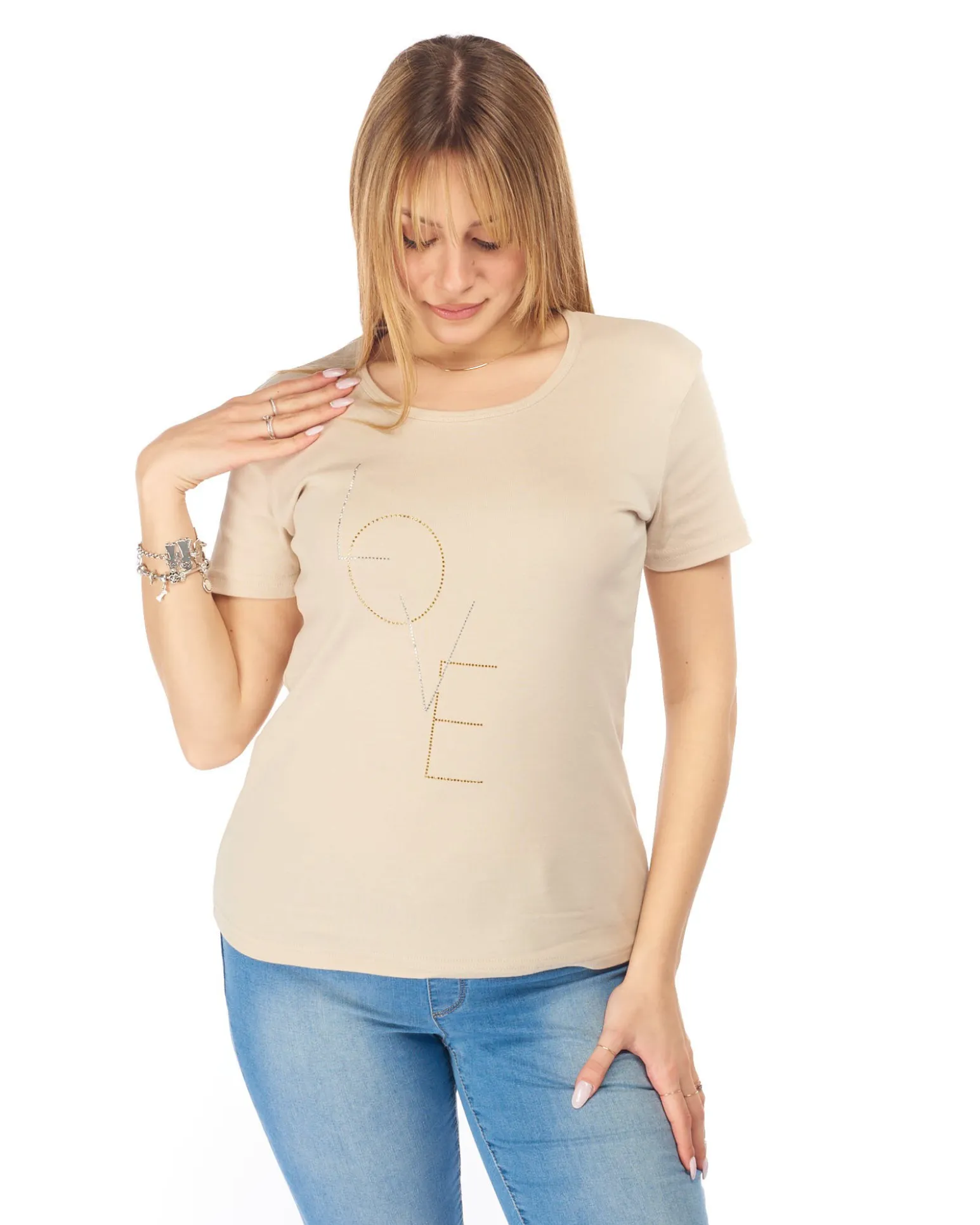 MY JEWELS - DONNA TSHIRT MANICA CORTA LOVE