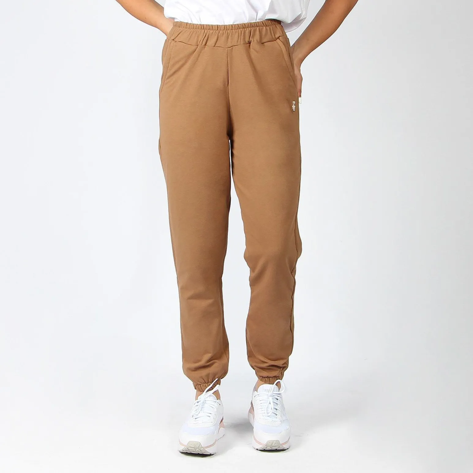 MY JEWELS - PANTALONE FELPA CAMMELLO